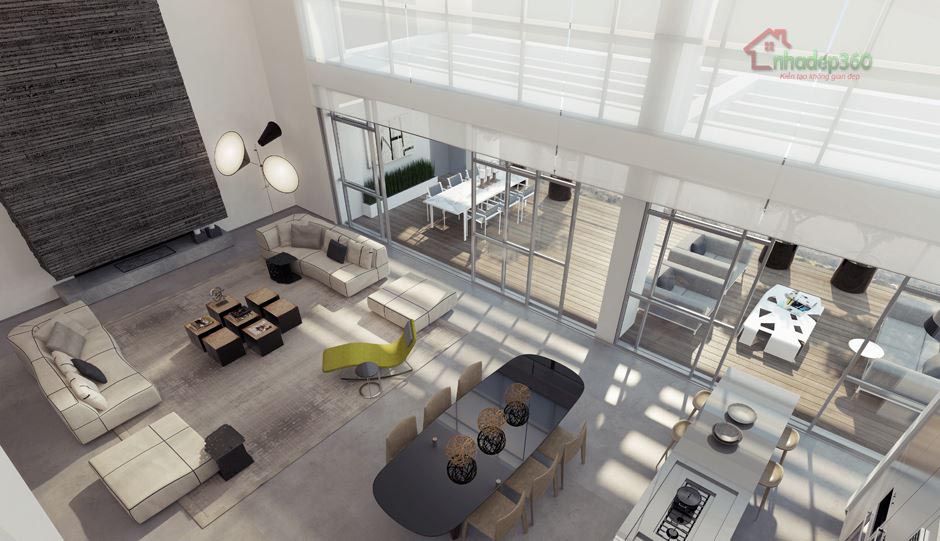 Thiết kế nội thất căn hộ Penthouse cao cấp Vincom Center - Q1