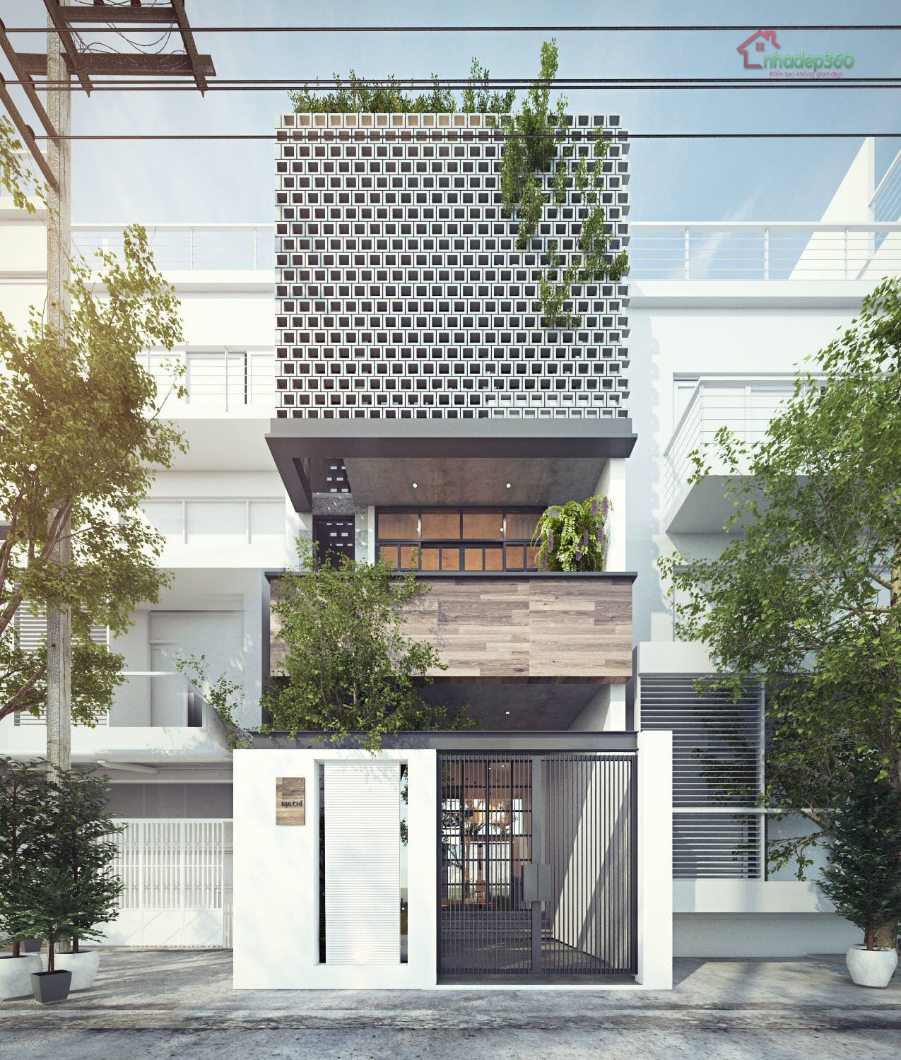 Mẫu thiết kế nhà phố đẹp