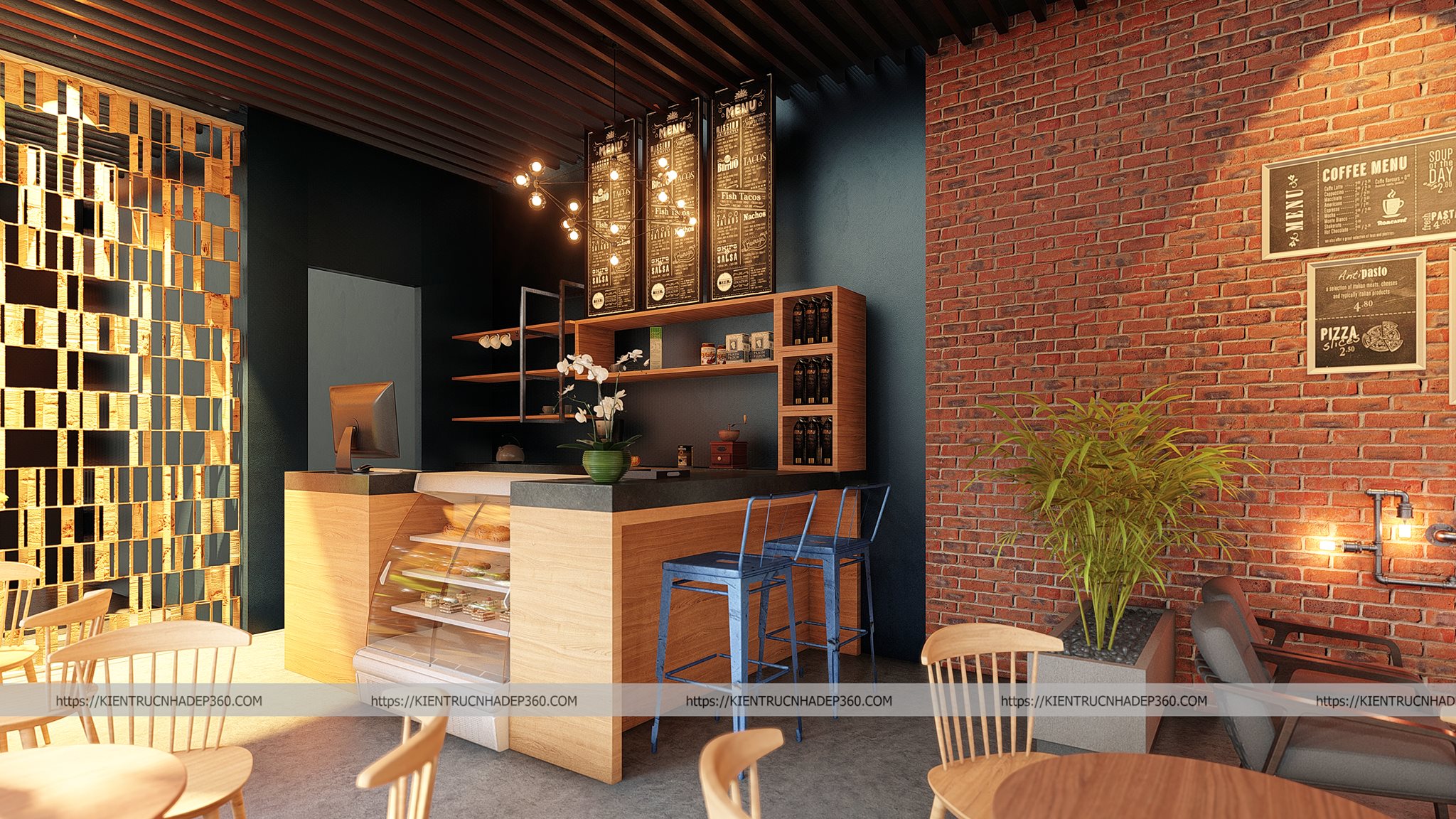 Thiết kế thi công nội thất quán Cafe đẹp ở Tp Hồ Chí Minh